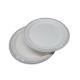 10" Round Plate (Zig Zag Printed), 500 PCS, طبق دائري قابل للتحلل الحيوي مقاس 10 انش (مطبوع بشكل متعرج)