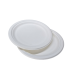 10" Biodegradable Round Plate, 500 PCS, طبق دائري قابل للتحلل الحيوي مقاس 10 انش