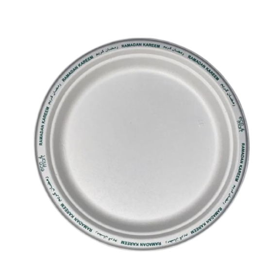 9"Design Plate (Ramadan), 500 PCS, طبق تصميم 9 بوصة (رمضان)